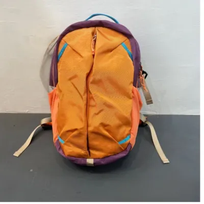 Fashion Casual Dopamine Waterproof Cycling Travel Backpack Letter Oxford Cloth with Curved Shoulder Strap