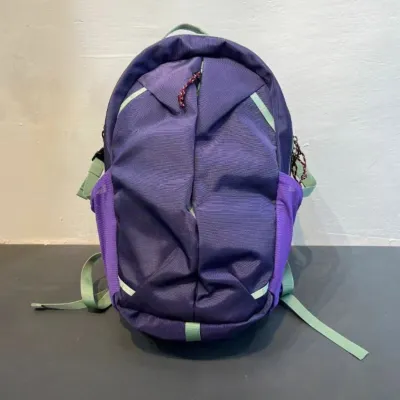 Fashion Casual Dopamine Waterproof Cycling Travel Backpack Letter Oxford Cloth with Curved Shoulder Strap