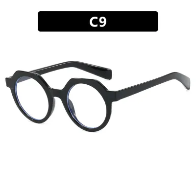 Women Fashion Round Colorblock Sunglasses
