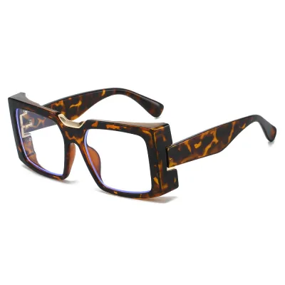 Fashion Square Frame Anti-Blue Light Sunglasses PC 0 Degrees