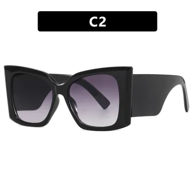 Women Fashion Square Frame PC Lens Sunglasses