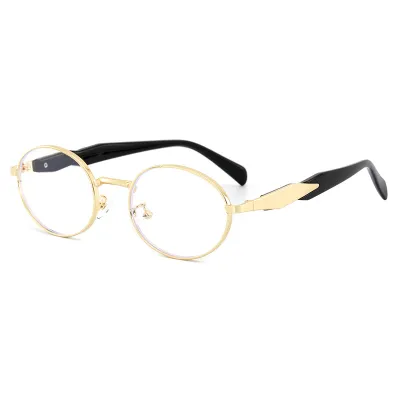 Women Fashion Round Metal Frame UV Protection Sunglasses