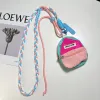Adjustable Rope [Blues Rose] Coin Purse Hanging Piece