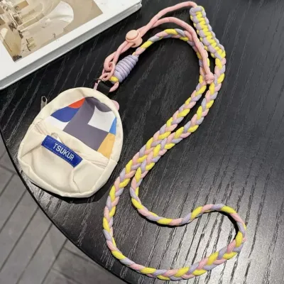 Fashion Creative Dopamine Mobile Phone Lanyard Adjustable Strap Bag Accessories