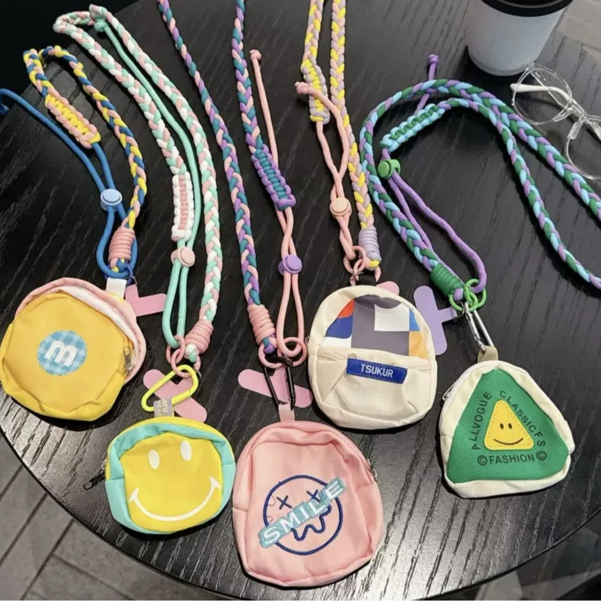 Fashion Creative Dopamine Mobile Phone Lanyard Adjustable Strap Bag Accessories