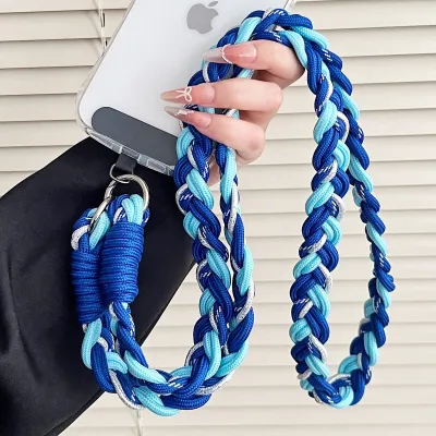 Fashion Dopamine Multicolor Lanyard Rope Strap Bag Accessories