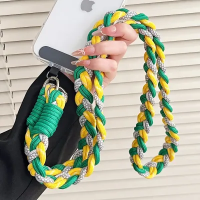 Fashion Dopamine Multicolor Lanyard Rope Strap Bag Accessories