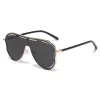 Gold Frame, All-Gray Lenses