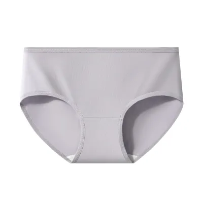 Women Fashion Simple Solid Color Breathable Underwear