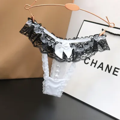 Women Fashion Sexy Lace Hollow Low Waist Underwear