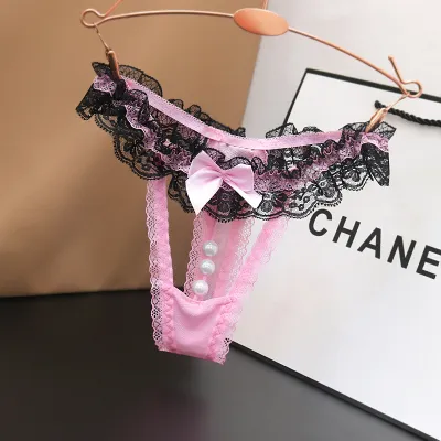Women Fashion Sexy Lace Hollow Low Waist Underwear