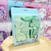 Green Hair Band Hairpin 16 Piece Set (Color Box)