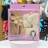 Light Khaki Hairband Hairpin Set Of 16 (Color Box)
