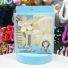 Beige Hair Band Hairpin 16 Piece Set (Color Box)