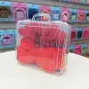 Red Hair Band Hairpin 16 Piece Set (PP Transparent Box)