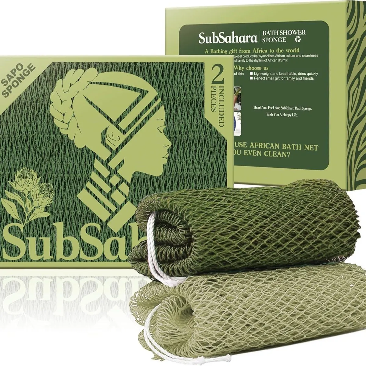 Drawstring Net Nylon Bath Towel