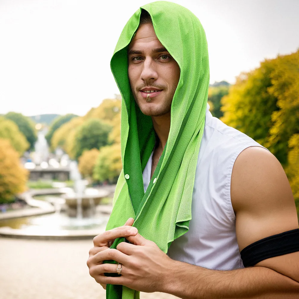 Fashion Outdoor Sports Sunscreen Cool Quick-Dry Towel