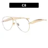 C8-Gold Frame White