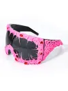 Black Frame Grey Princess Pink Eye