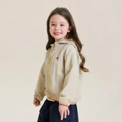 Kids Girls' Fashion Casual Spring Summer Solid Color UPF 50+ Sun Protection Nylon Coat