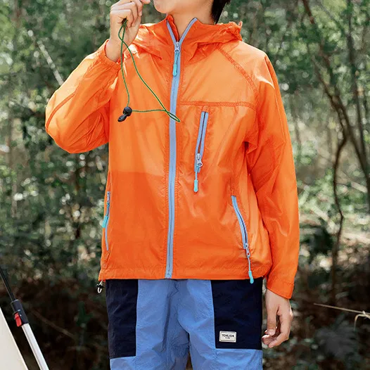 Kids Boys And Girls Fashion Casual Summer Solid Color Thin UPF 50+ Sun Protection Coat