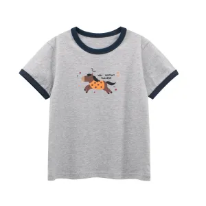 Kids Boys And Girls Fashion Casual Summer Cartoon Printed Short Sleeve T-Shirt