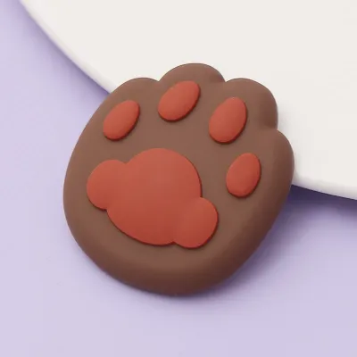 Cute Cat Paw Silicone Anti-Collision Door Handle Wall Protector Sticker - 3D Bumper Pad