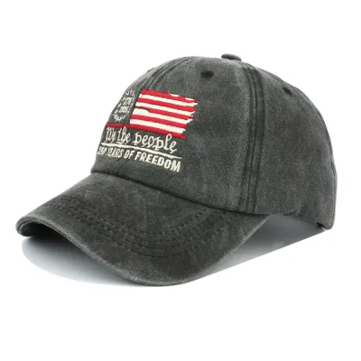 Fashion Retro American 250 Week Embroidery Baseball Cap