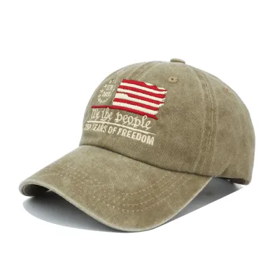 Fashion Retro American 250 Week Embroidery Baseball Cap