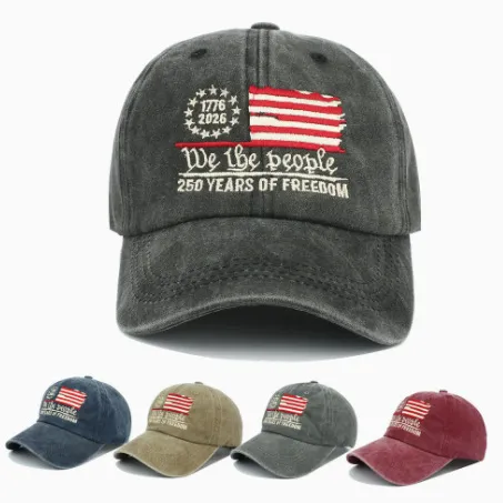 Fashion Retro American 250 Week Embroidery Baseball Cap