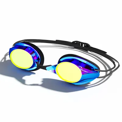 Fashion Electroplated Waterproof Anti-Fog Anti-Uv Swimming Goggles