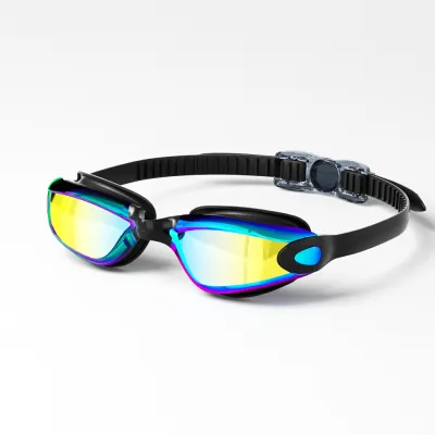 Fashion Hd Electroplated Anti-Fog Waterproof Swimming Goggles