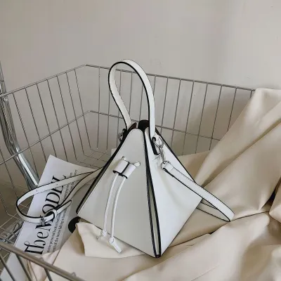Women Fashion Creative Triangle-Shaped Crossbody Bag
