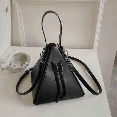 Women Fashion Creative Triangle-Shaped Crossbody Bag