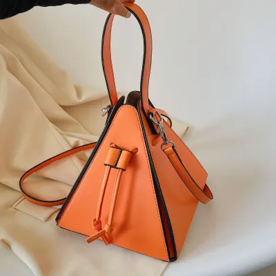 Women Fashion Creative Triangle-Shaped Crossbody Bag