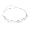 Sequin Tassel Silver