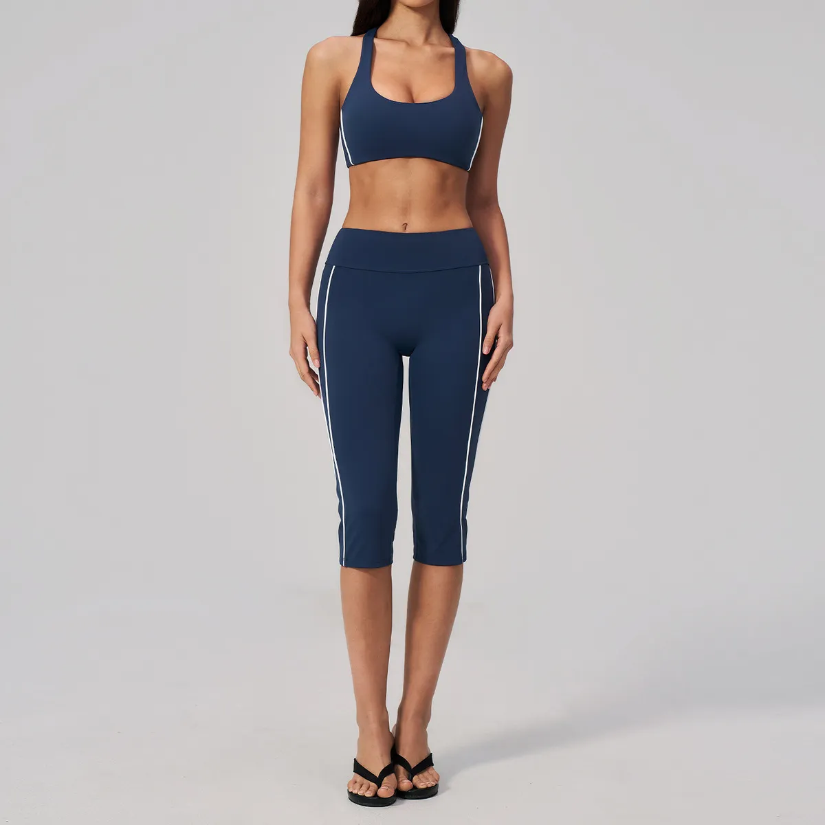 Women Yoga Fashion Quick-Drying Sports High Waist Sports Two-Piece Set