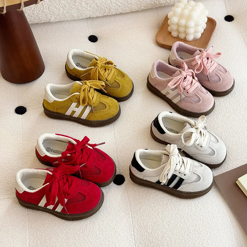 Kids Boys And Girls Breathable Mesh Soft-Soled Sneakers for Summer