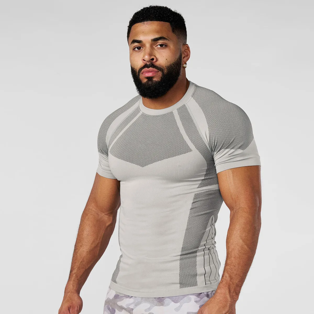 Men Fashion Casual Summer Color Block Short Sleeve T-Shirt