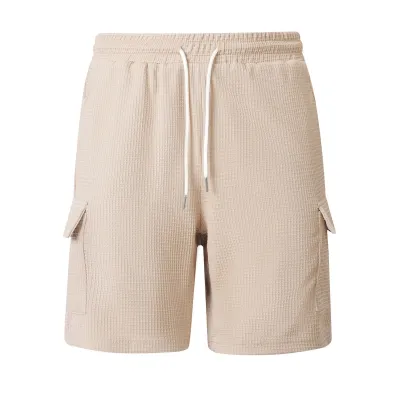 Men's Fashion Casual Summer Solid Color Loose Stretch Beach Shorts