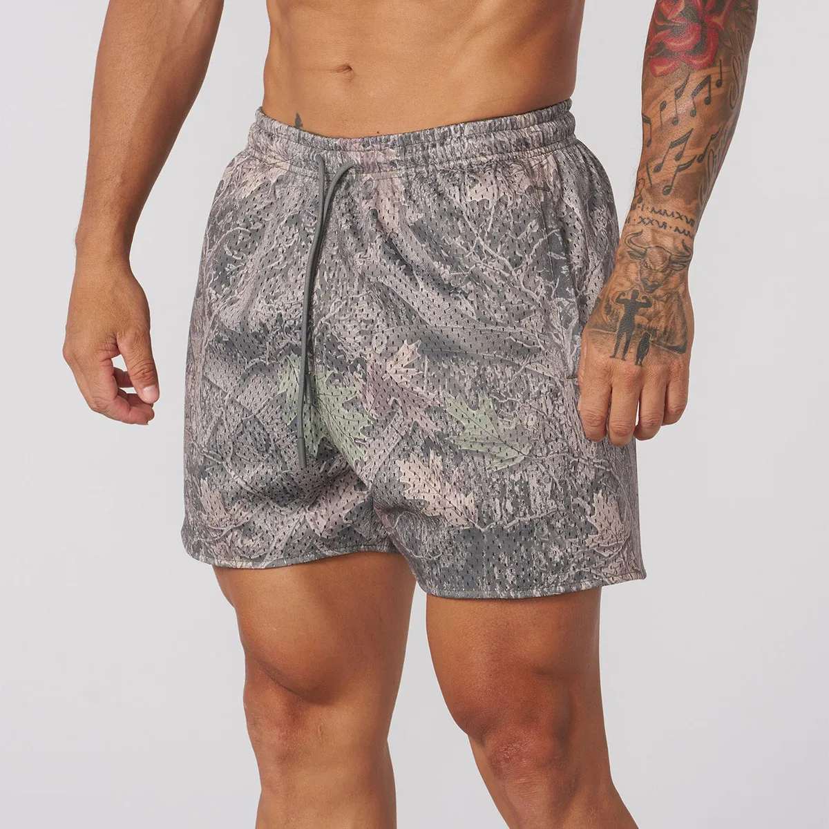 Men's Fashion Summer Camouflage Quick-Dry Breathable Loose Shorts
