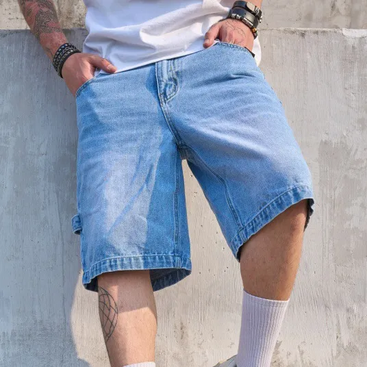 Men's Fashion Casual Summer Slim Fit Denim Shorts