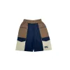Blue Brown Colorblock