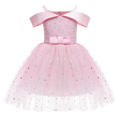 Toddler Kids Girl Fashion Sequin Party Princess Dress