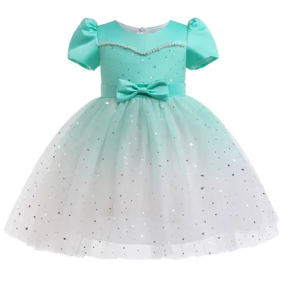 Toddler Kids Girl Fashion Sequin Party Princess Dress