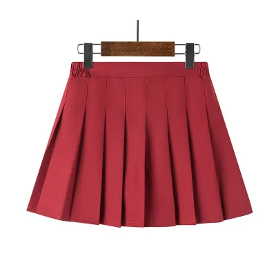 Kids Girl's Spring Summer Pleated Skirt Polyester