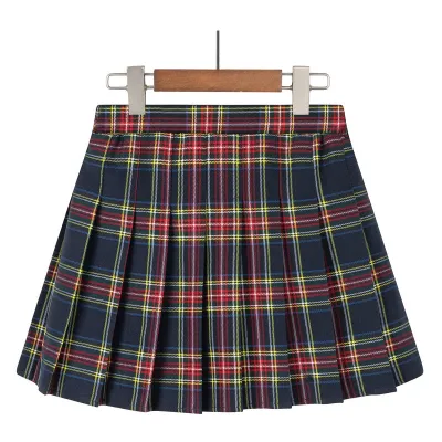 Kids Girl's Spring Summer Pleated Skirt Polyester