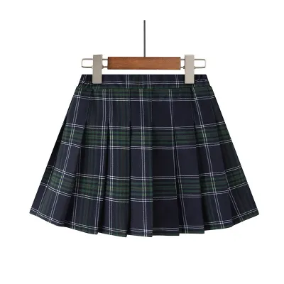 Kids Girl's Spring Summer Pleated Skirt Polyester