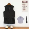 [Blue Short Sleeve] Black