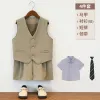 [Blue Short Sleeve] Khaki